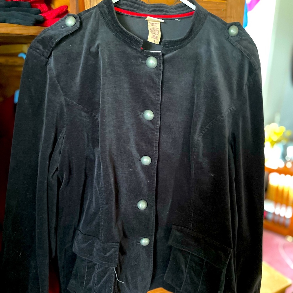 Vintage Sargent Pepper Jacket with Silver Buttons. Size Large